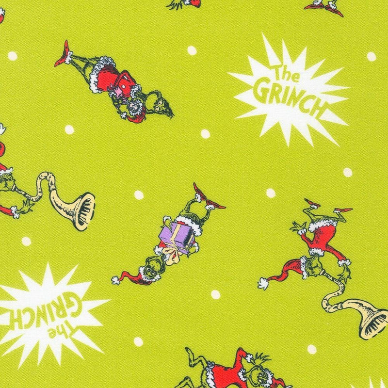 How The Grinch Stole Christmas - Tossed Grinch Lime | ADED-21776-223