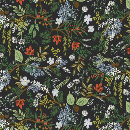 English Rose - Juniper Forest Black | RP1402-BK1