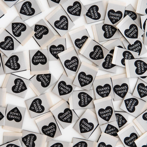 Sarah Hearts | Thanks I Made It Heart Labels - 8 pack