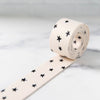 Stitch Supply Starry Webbing | Natural/Black - 1.5"