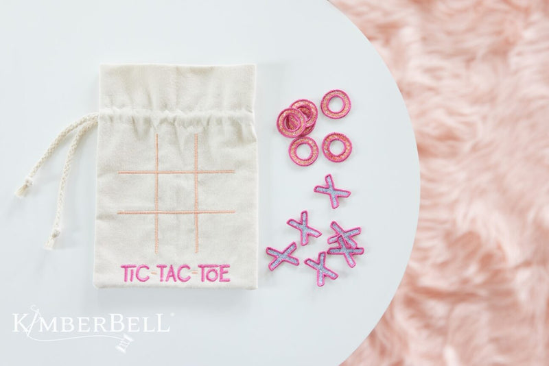 Kimberbell Digital Dealer Exclusive 2024 | June - Tic-Tac-Toe Cinch Sack ***