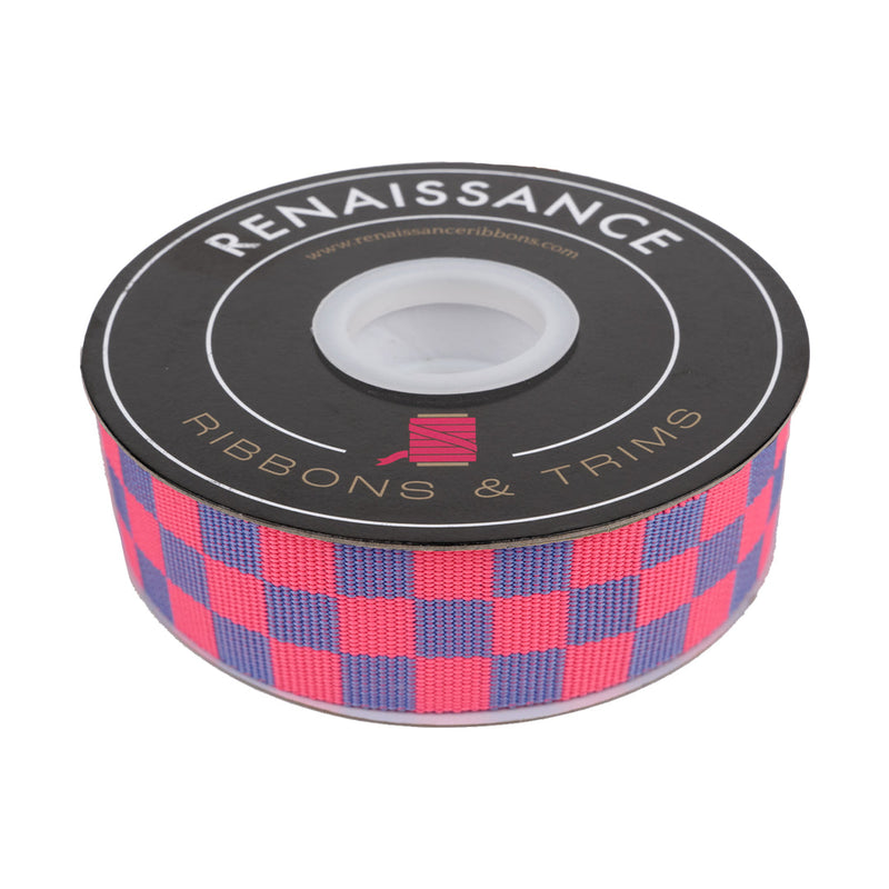 Tula Pink Nylon Webbing - 1.5" | Check Please - Nova