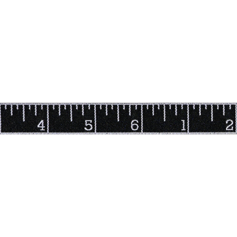 Renaissance Ribbons | Measure Twice - Ink 5/8"