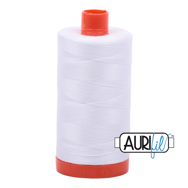 Aurifil 50WT Cotton Large - White | MK50-2024 ***
