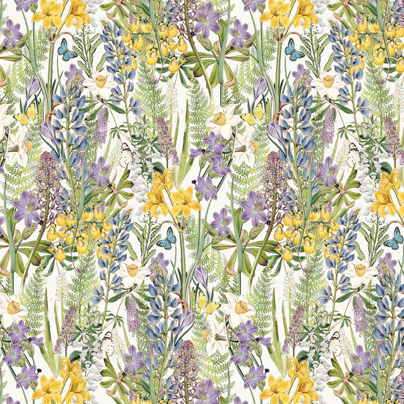 Spring Garden - Digital Mixed Flowers Multi | CLTY4361-55