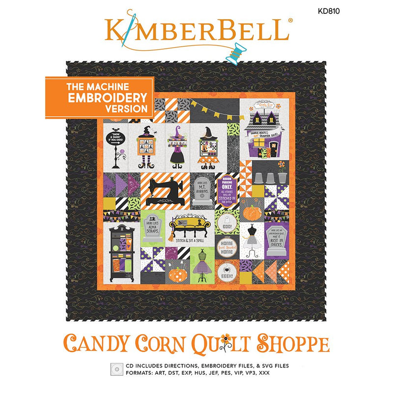 Kimberbell Designs | Candy Corn Quilt Shoppe - Machine Embroidery Version