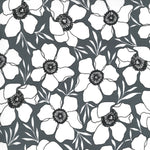 Illustrations - Large Floral Graphite | 11502-14