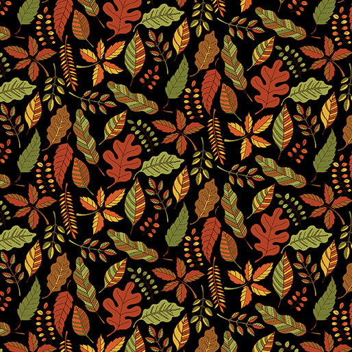 Pumpkin and Spice - Leaves and Spice Black | 13437-12