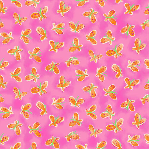 Whimsy Daisical - Butterflies Pink | 1430-22 ***