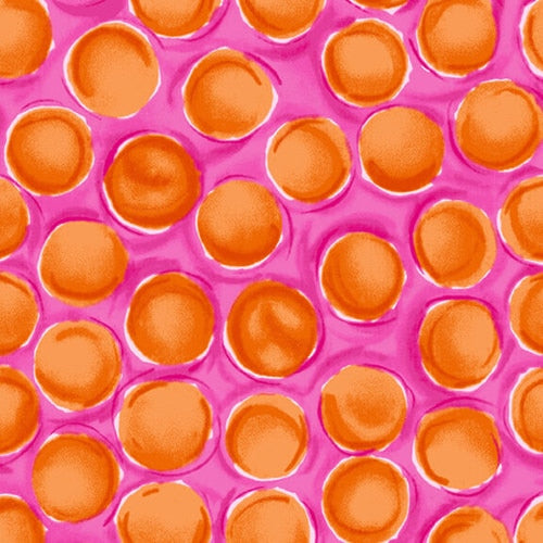 Whimsy Daisical - Large Dots Orange | 1431-33 ***
