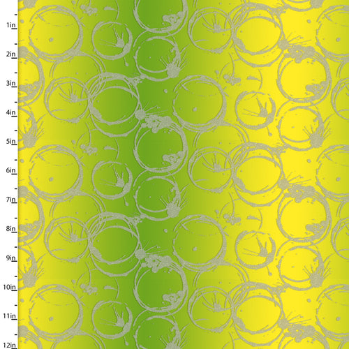 Mixology - Yellow/Green Rings Glitter | 18023-MLT