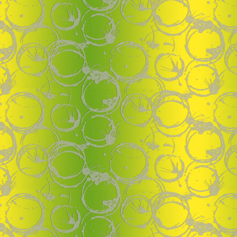 Mixology - Yellow/Green Rings Glitter | 18023-MLT