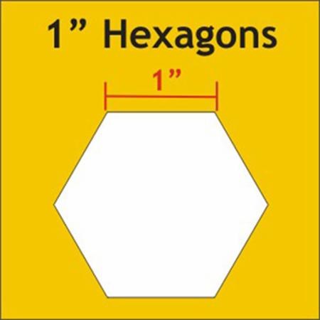 Paper Pieces | 1" Hexagons - Small (100 pcs.)