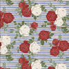 Heart of America - Rose Bloom Stripe Blue | 20251-BLU