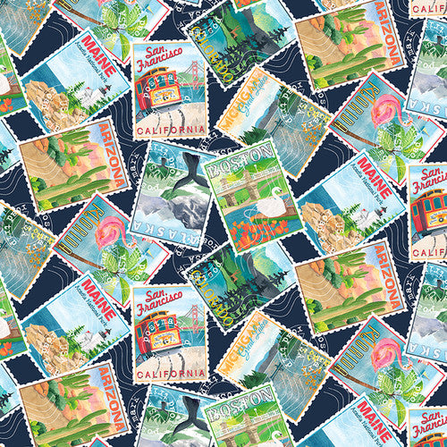 Stateside - Postage Stamps Gray | 2115-95