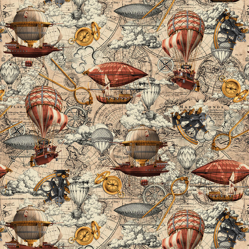Alternative Age - Hot Air Balloons Parchment | 2325-41