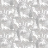 Enchanted - Unicorns Gray + Glitter | 24212G-91