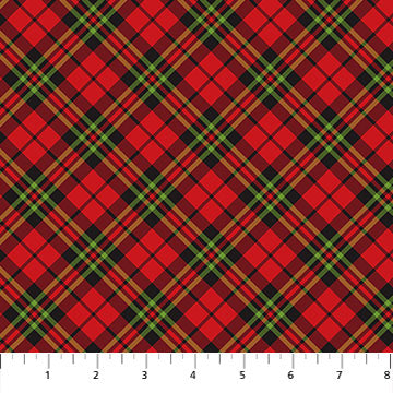 Howdy Christmas - Plaid Red Multi | 24617-24