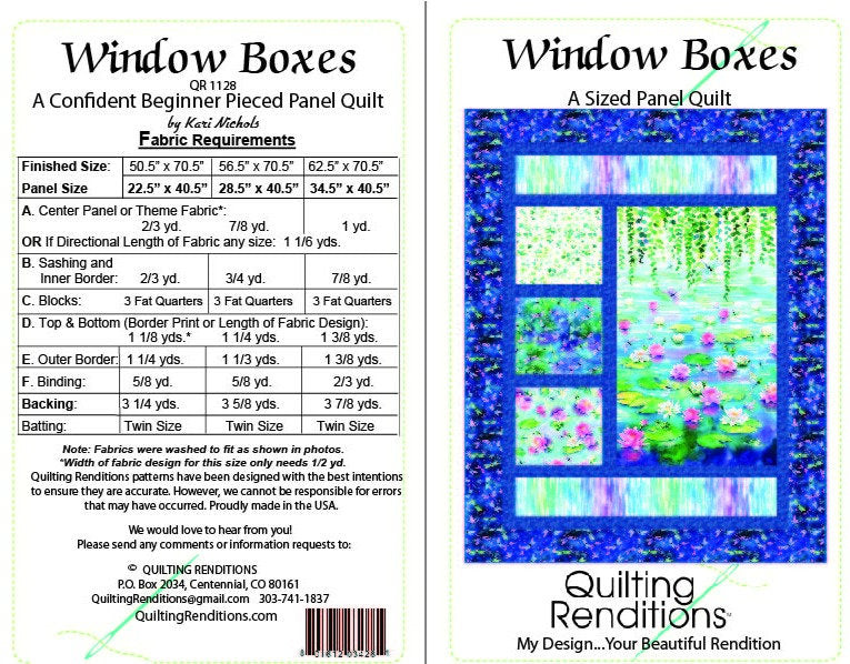 Window Boxes | Quilting Renditions