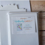 Kimberbell Designs | Premium Watercolor Cards/Envelopes (Set of 8) 4 ¼ x 5 ½”