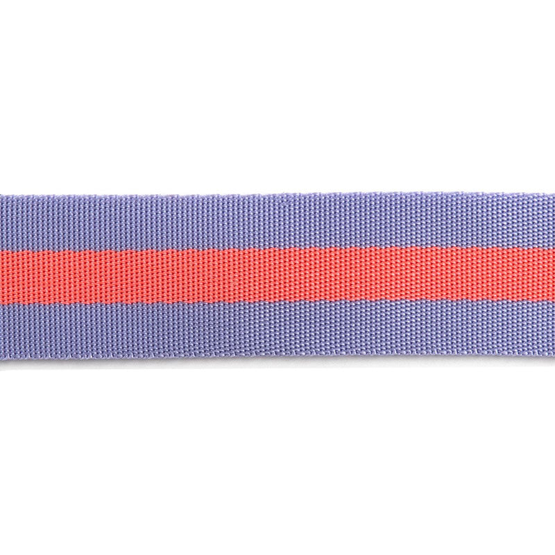 Tula Pink Nylon Webbing - 1.5" | Lavender + Neon Peach