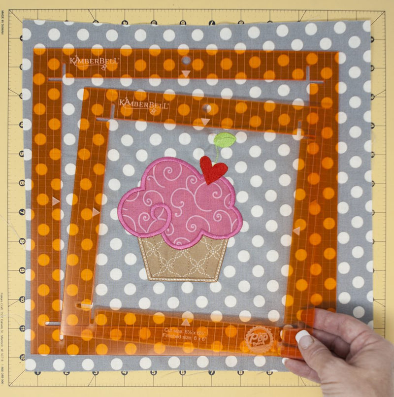 Kimberbell Designs | Orange Pop Rulers square set