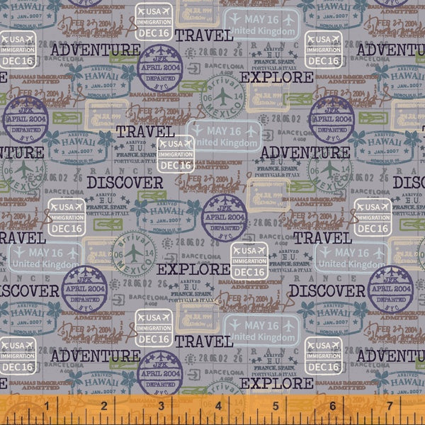 Discover - Passport Stamp Grey | 52626-3 ***