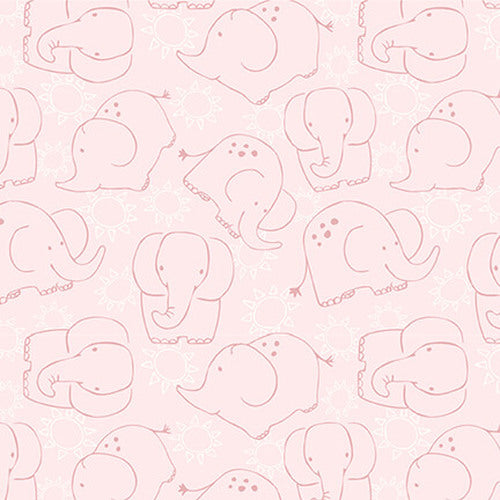 Safari Sunrise - Pink Elephants | 5860-22