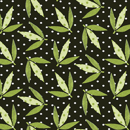 At The Zoo - Bamboo Leaves on Dot | 6601-96