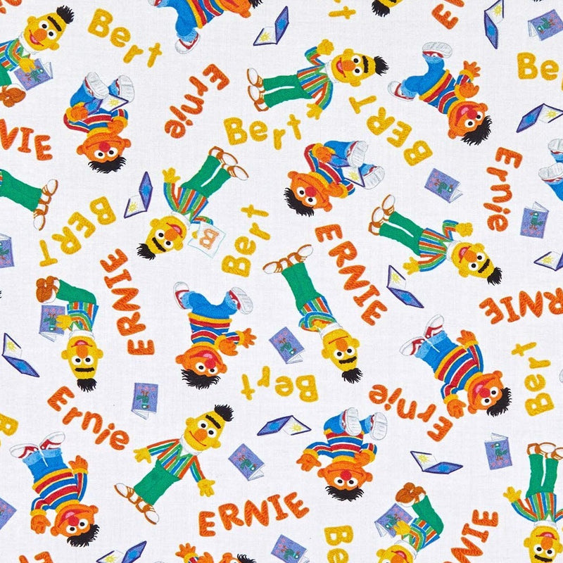 Sesame Street - Tossed Ernie and Bert White | 1649-27911-Z