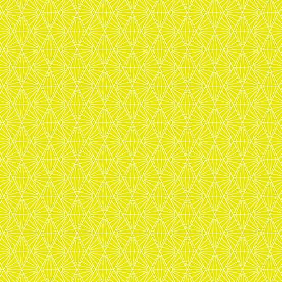 Fabric from the Attic - Geometric Yellow | 9982-Y