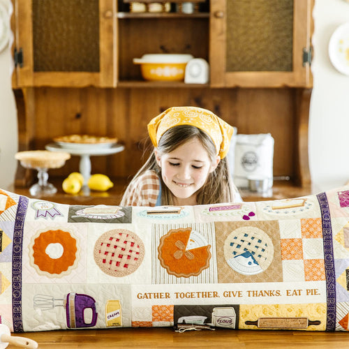 Kimberbell Designs | Sweet as Pie Bench Pillow - Machine Embroidery