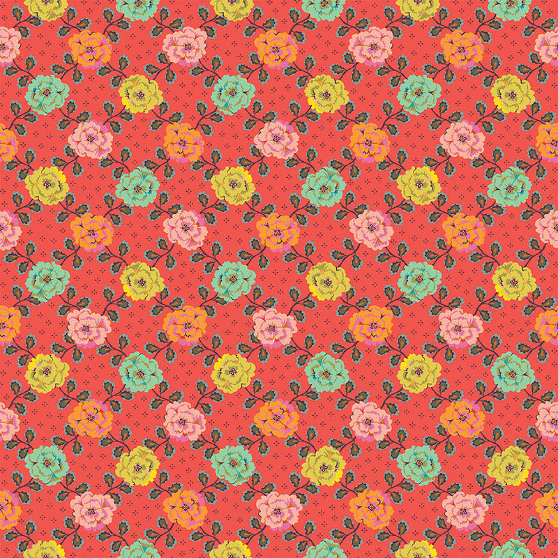 Kindred Sketches - Persimmon Large Floral | 90527-56