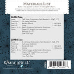 Kimberbell Designs | Kristine Zipper Pouch Large & Jumbo - Machine Embroidery