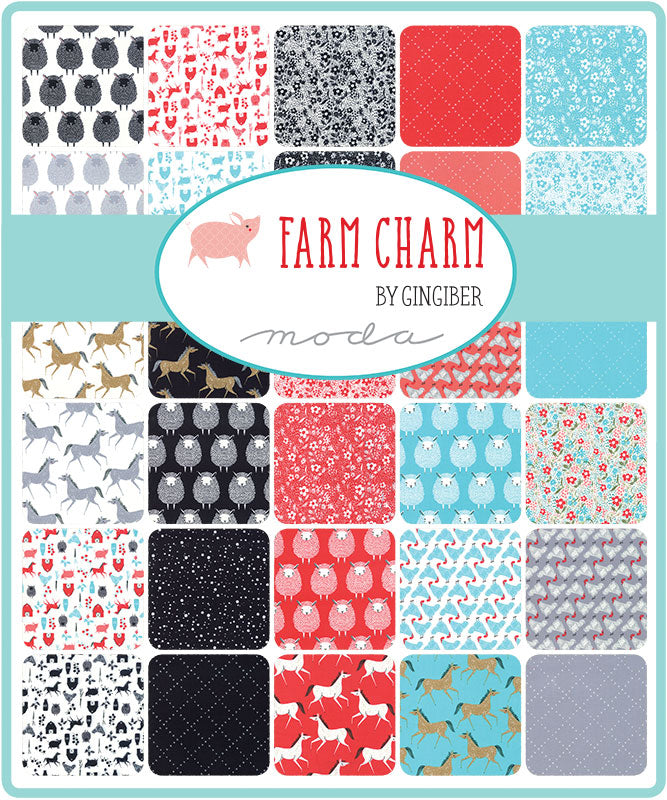 Farm Charm - Panel Multi Farm Animals | 48290-11 CLEARANCE