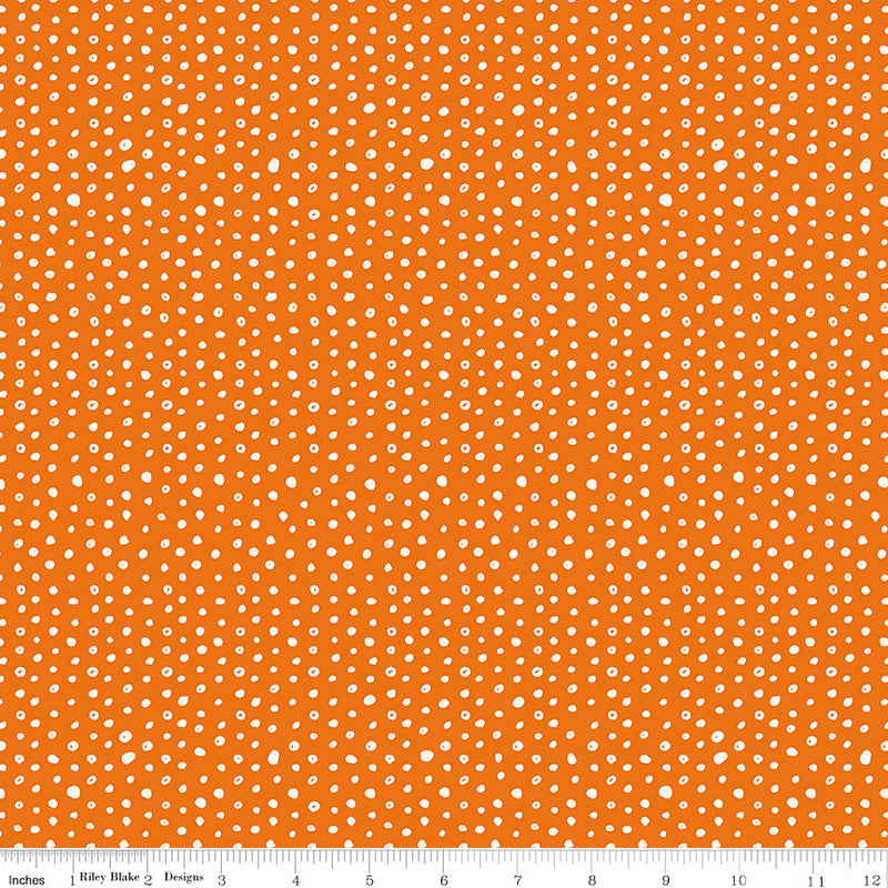 Bad to the Bone - Dots Orange | C11926-ORANGE