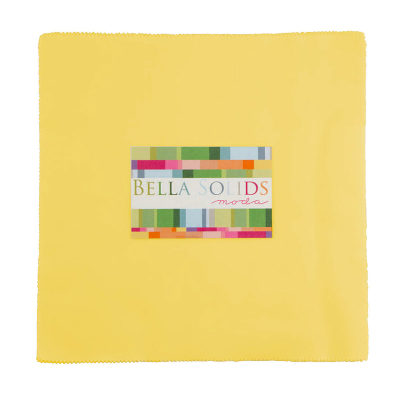 Moda Bella Solids - Junior Layer Cake 30's Yellow | 9900JLC-23