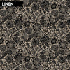 FIGO Cotton Linen - In the Dawn Large Floral Black | CL90558-99