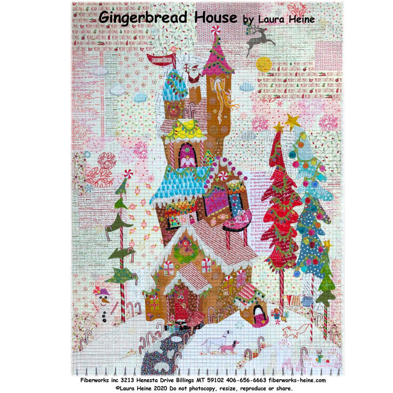 Gingerbread House | Laura Heine Fiberworks
