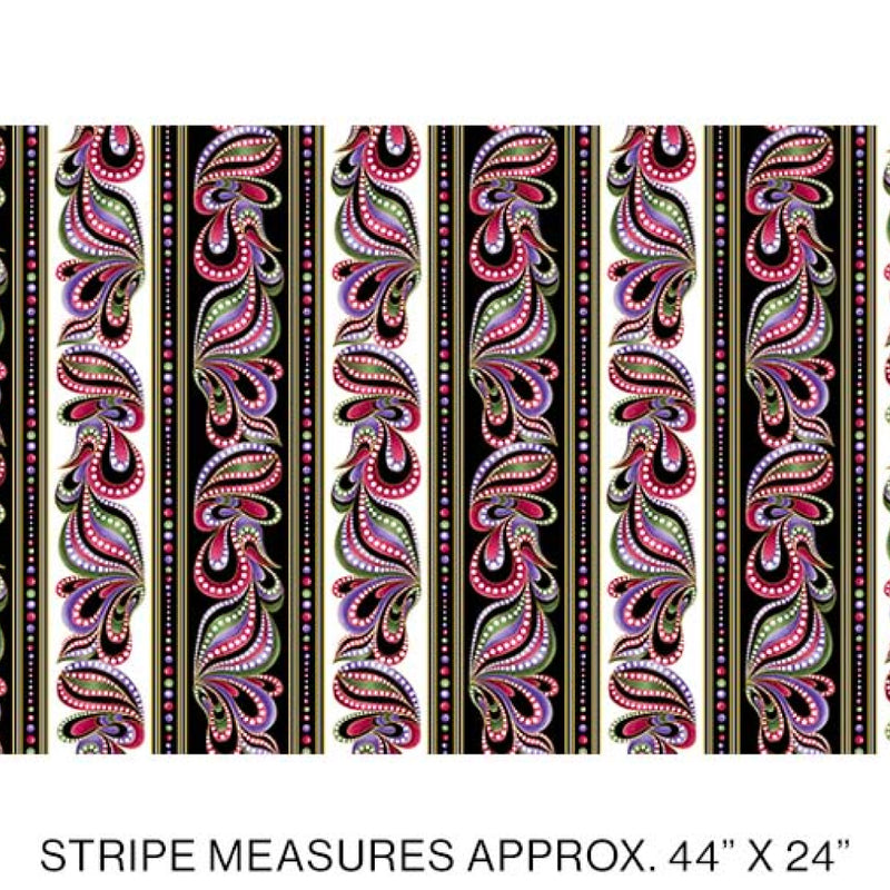 Amazing Poppies - Stripe Multi | 13162M-99