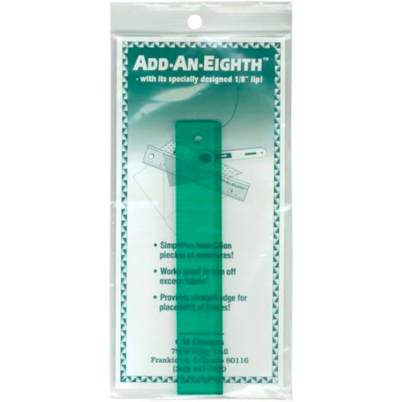 Add-An-Eighth | 6" Ruler - Green