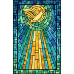 Spirit of Love - Dove Panel Blue Multi | DP25160-44