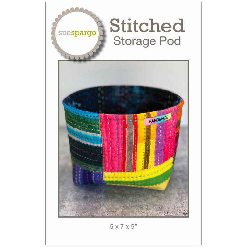 Stitched Storage Pod | Sue Spargo