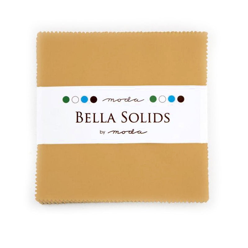 Moda Bella Solids - Charm Pack Hay | 9900PP-104
