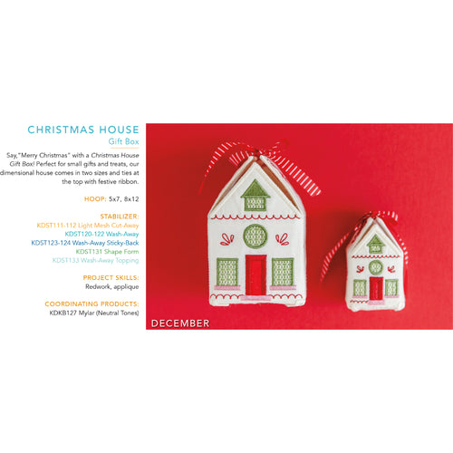 Kimberbell Digital Dealer Exclusive 2023 | December - Christmas House Gift Box ***