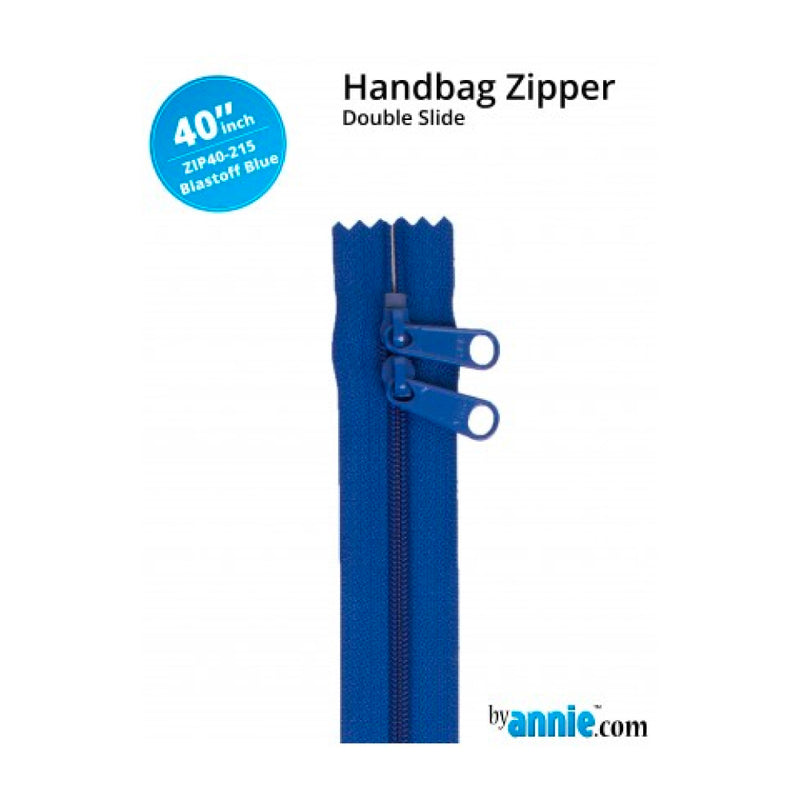 By Annie - 40" Zipper | Blast Off Blue