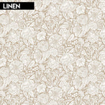 FIGO Cotton Linen - In the Dawn Large Floral White | CL90558-10