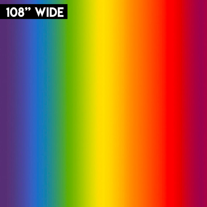 Quilt Back 108" - Rainbow Gradient 108" | 50490D-X