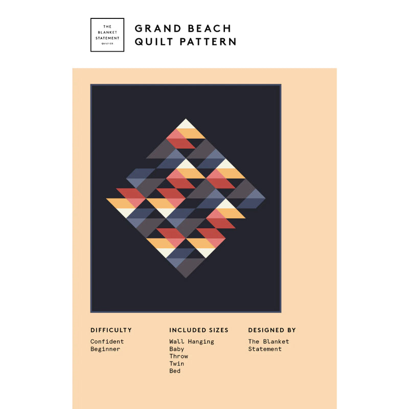 Grand Beach Quilt Pattern | The Blanket Statement Quilt Co.