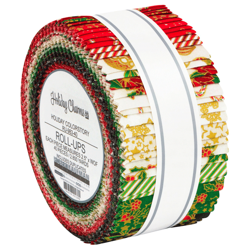 Holiday Charms Roll-Ups - Holiday Colorstory | RU-983-40